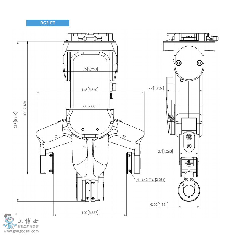 Onrobot RG2-FT 2ץָܻ˼г ץ-1